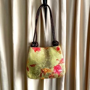 Maurizio Taiuti Woven Leather Purse Made In Italy